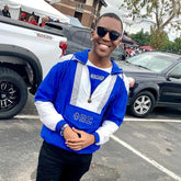 Phi Beta Sigma Half Zip Windbreaker Jacket