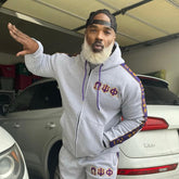 Omega Psi Phi Grey Tapered Jacket