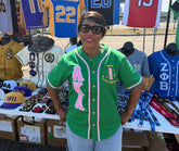 AKA Green Baseball Jersey