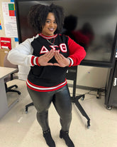 Delta Black Chenille Crewneck