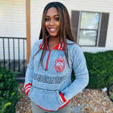 Delta Denim Quarter Zip Sweatshirt Unisex