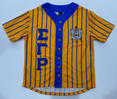 SGRho Gold Button Up Baseball Jersey