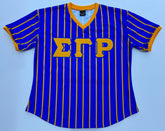 Sigma Gamma Rho Pinstripe Baseball Jersey