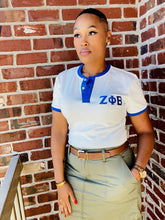 Zeta White Premium Henley Shirt