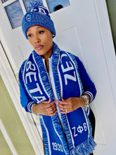 Zeta Blue Scarf & Hat Set