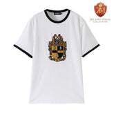Premium Alpha White Chenille Crest Shirt