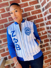 Zeta Phi Beta Pinstripe Tech Track Jacket