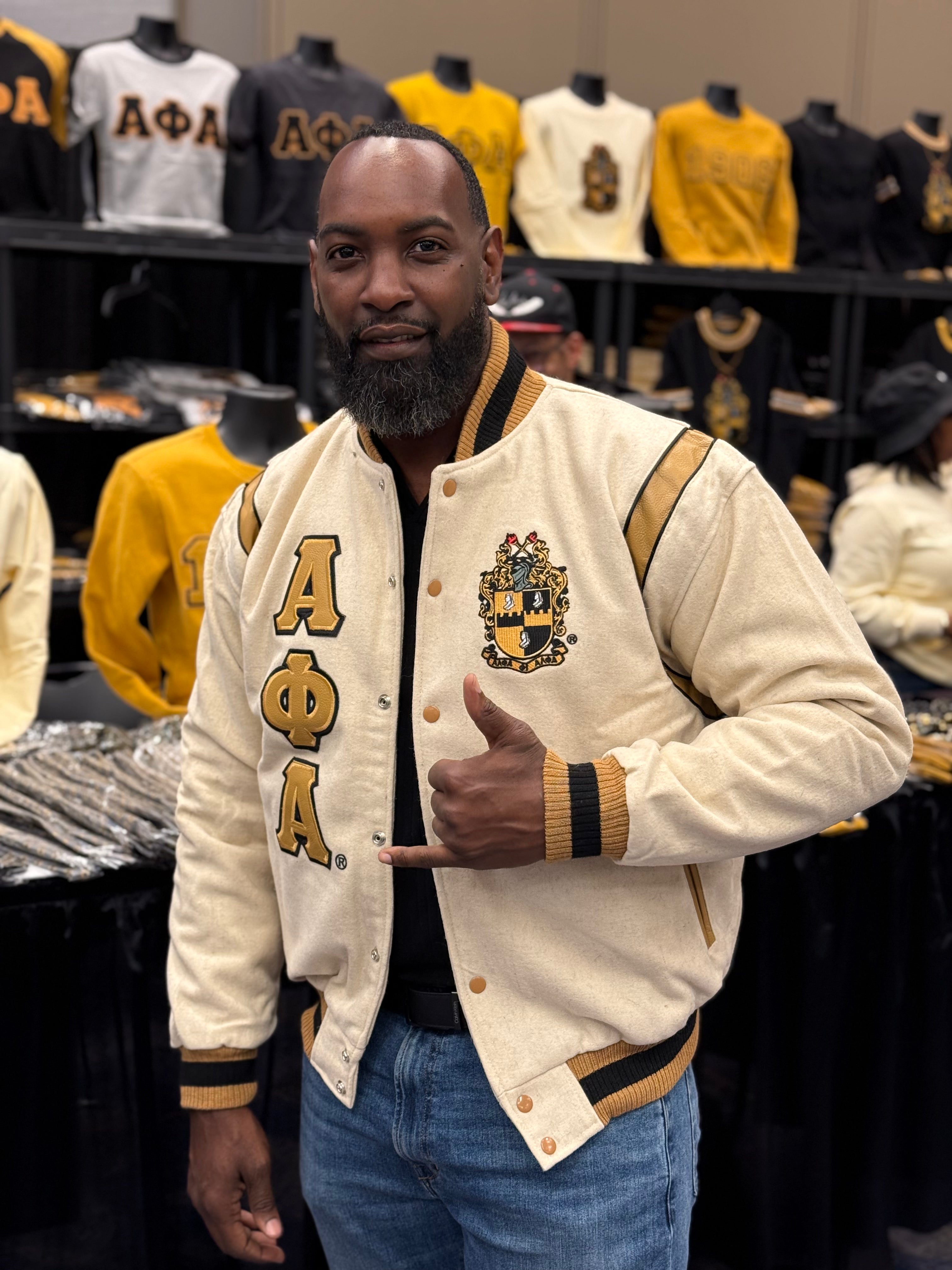 Alpha Wool And Leather Letterman Jacket Final Sale – The King Alpha Wool And Leather Letterman Jacket Final Sale – The King