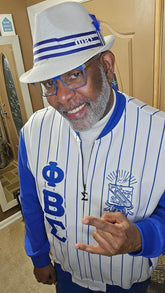 Sigma Pinstripe Tech Track Jacket