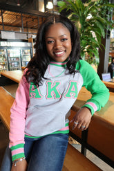 AKA Grey Chenille Crewneck (Unisex Size)