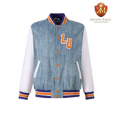Lincoln University Denim Bomber Jacket