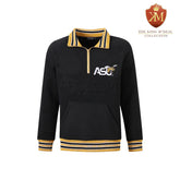 Alabama State Black Quarter Zip Crewneck