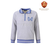 Hampton University Heather Grey Quarter Zip