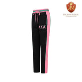 AKA Black Air Tech Fleece Warm Up Pants