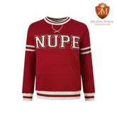 Kappa Nupe Krimson Chenille Crewneck