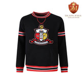 Kappa Black Crest Chenille Crewneck