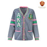 AKA Denim Cardigan Unisex Fit