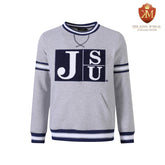 Jackson State Heather Grey Pocket Crewneck