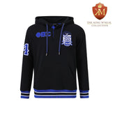 Sigma Black Qtr Button-Up Hoodie