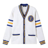 Oakwood University White Fleece Cardigan