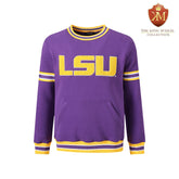 LSU Purple Pocket Crewneck