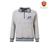 Jackson State Grey Quarter Zip Crewneck