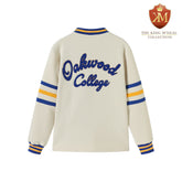 "Oakwood College" Neutral Fleece Cardigan