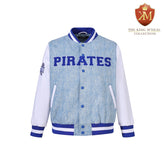 Hampton University Blue Denim Bomber Jacket