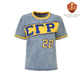 SGRHO Premium Blue Denim Jersey Shirt