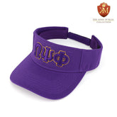 Omega Purple Letters Visor Hat