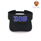 Zeta Black Letters Visor Hat