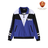 Tennessee State University Blue Full Zip Windbreaker Tech Jacket