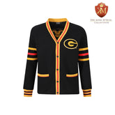 Grambling Black Fleece Cardigan