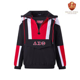 Delta Black Windbreaker Tech Pullover (Unisex)