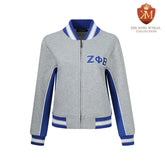 Zeta Heather Grey Air Tech Fleece Warm Up Jacket