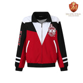 Delta Black Full Zip Windbreaker Tech Jacket (Unisex)