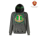 AKA Black Denim Prep Unisex Hoodie