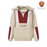 Delta Cream Windbreaker Tech Pullover (Unisex)