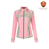 AKA Pink Full Zip Yoga Jacket