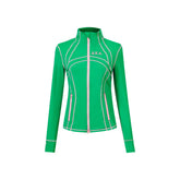 AKA Green Full Zip Yoga Jacket