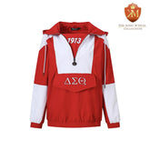 Delta Red Windbreaker Tech Pullover (Unisex)