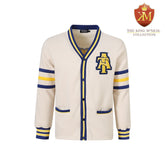 North Carolina A&T Neutral Fleece Cardigan