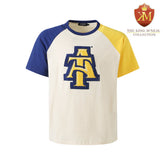North Carolina A&T Neutral Premium Opp Sleeve Shirt (Unisex)