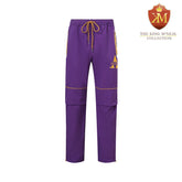 Alcorn Purple Windbreaker Tech Pants (Unisex)