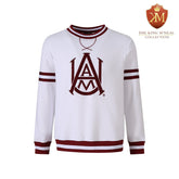 Alabama A&M White Letter Crewneck