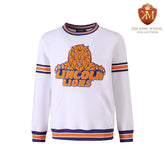 Lincoln University White Pocket Crewneck