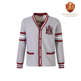 Alabama A&M Grey Fleece Cardigan