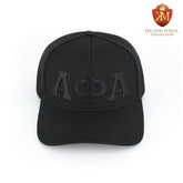 Alpha Black/Black Snapback Hat