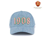 AKA Light Denim 1908 Snapback Hat