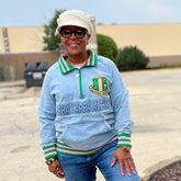 AKA Denim Quarter Zip Sweatshirt Unisex